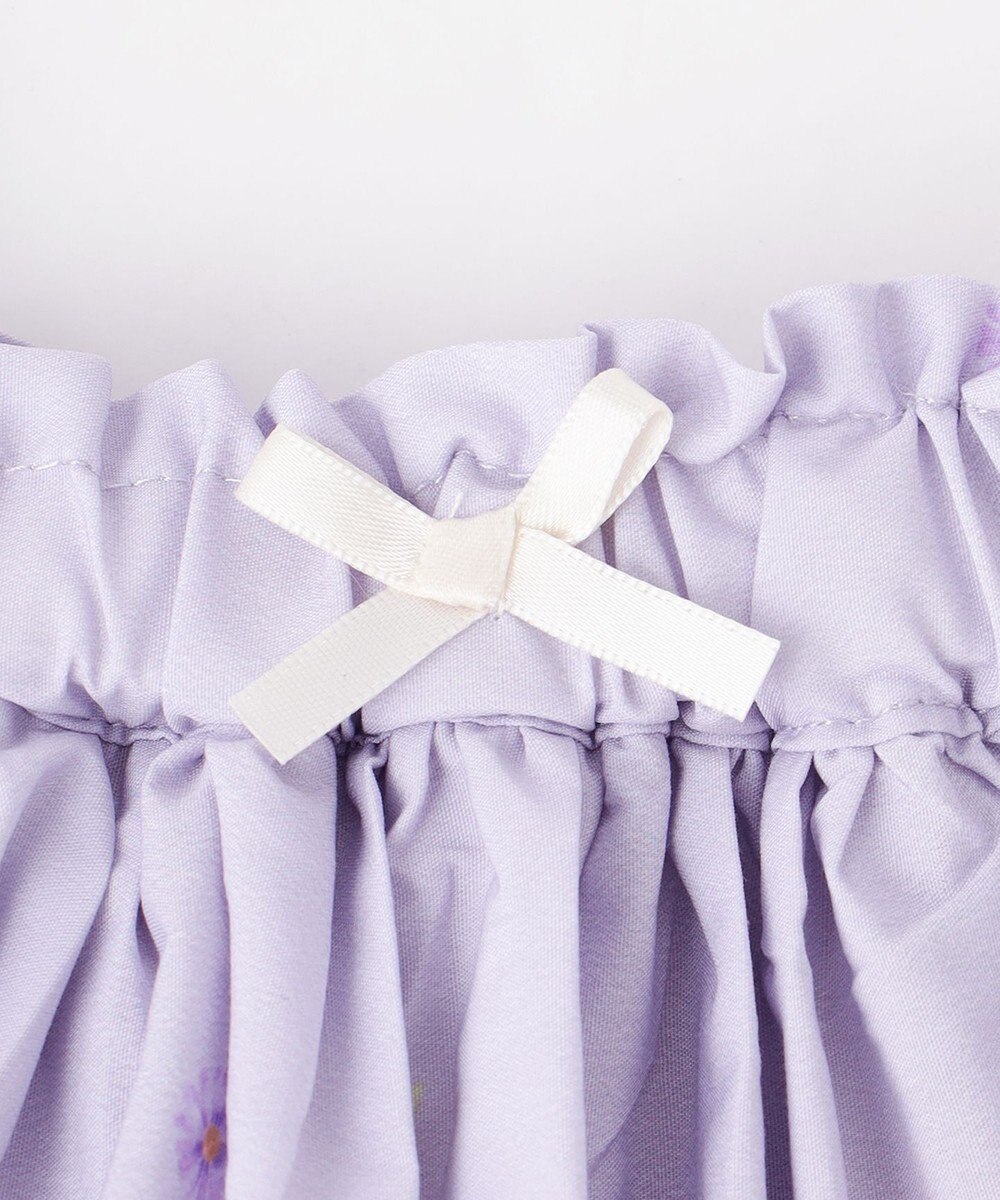 ANY KIDS フラワー ブーケ プリント スカパン 