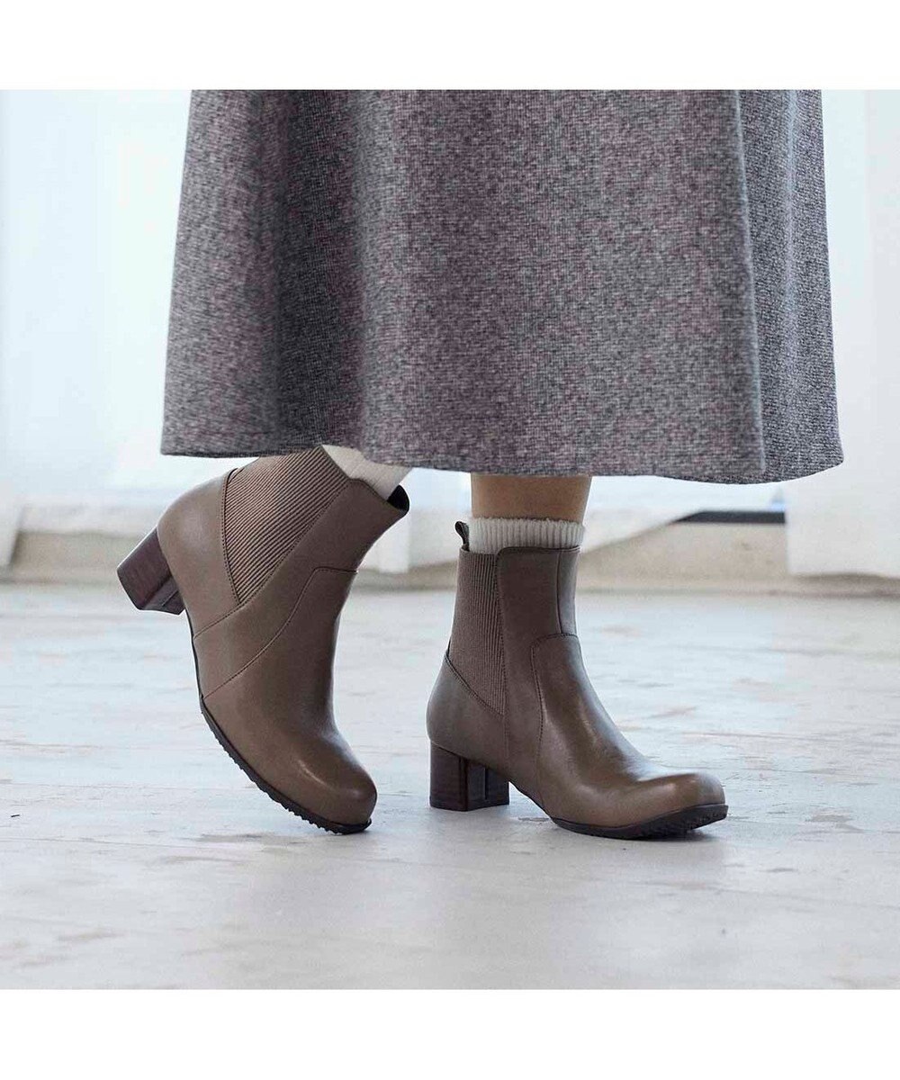 ing 【WEB限定】サイドゴアショートブーツ 