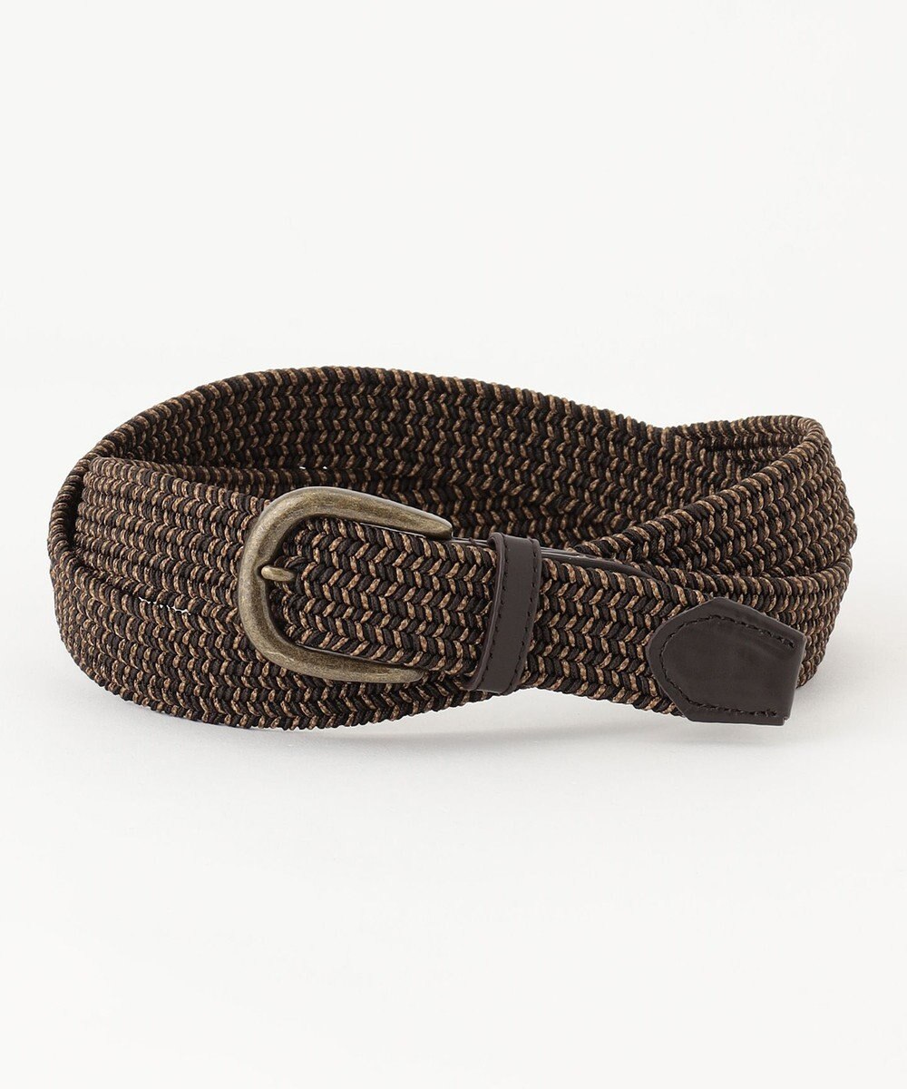 JOSEPH ABBOUD 【キングサイズ・ストレッチ/日本製】ストレッチMIXメッシュ ベルト 