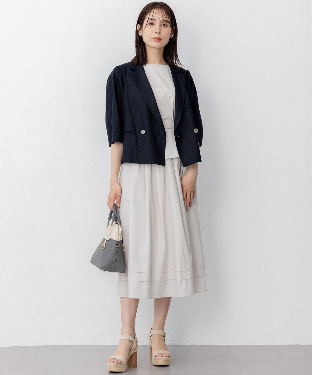 組曲 L リネンレーヨン ジャケット 