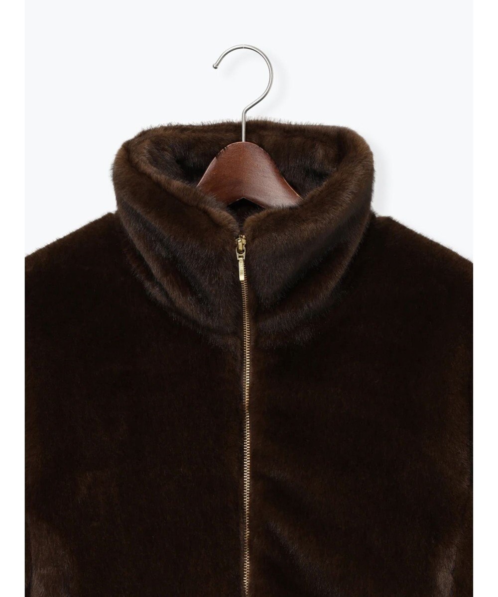 Te chichi 【宮本茉由着用】グラデーションファースタンドジャケット 