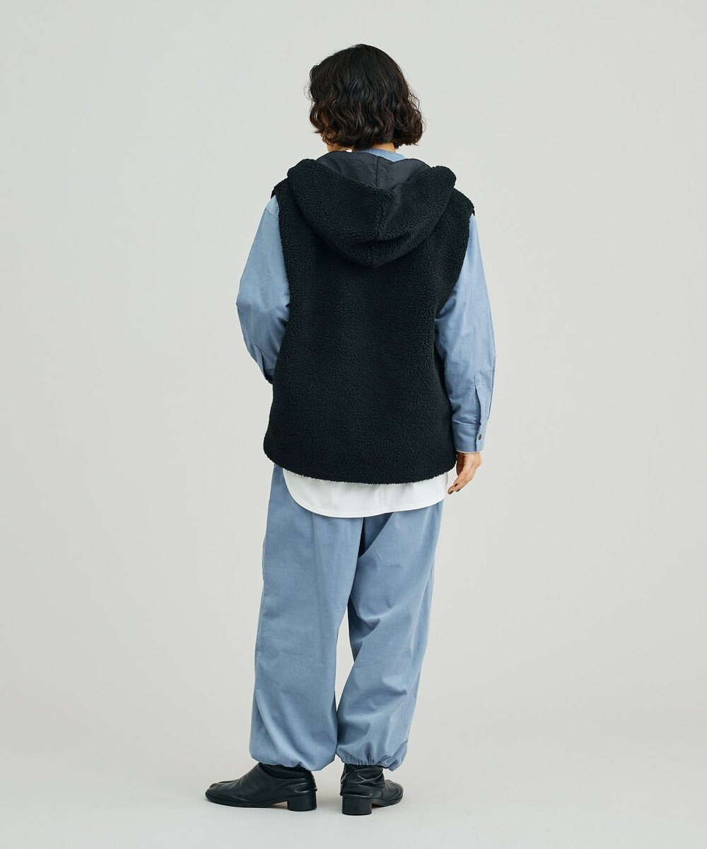 J.PRESS YORK STREET 【UNISEX】リバーシブル ボアベスト 