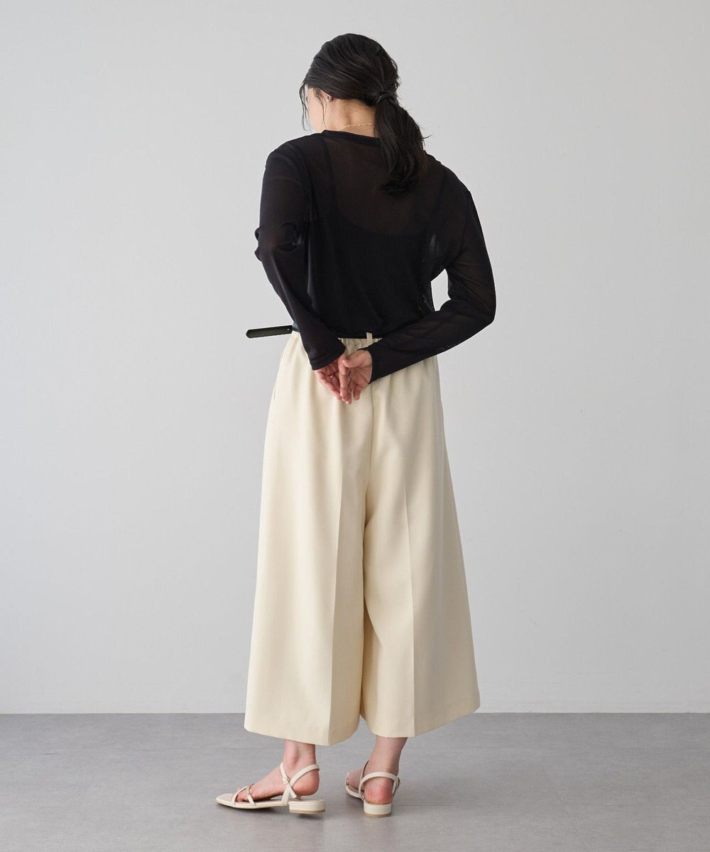 YECCA VECCA クルーネックシアートップス 