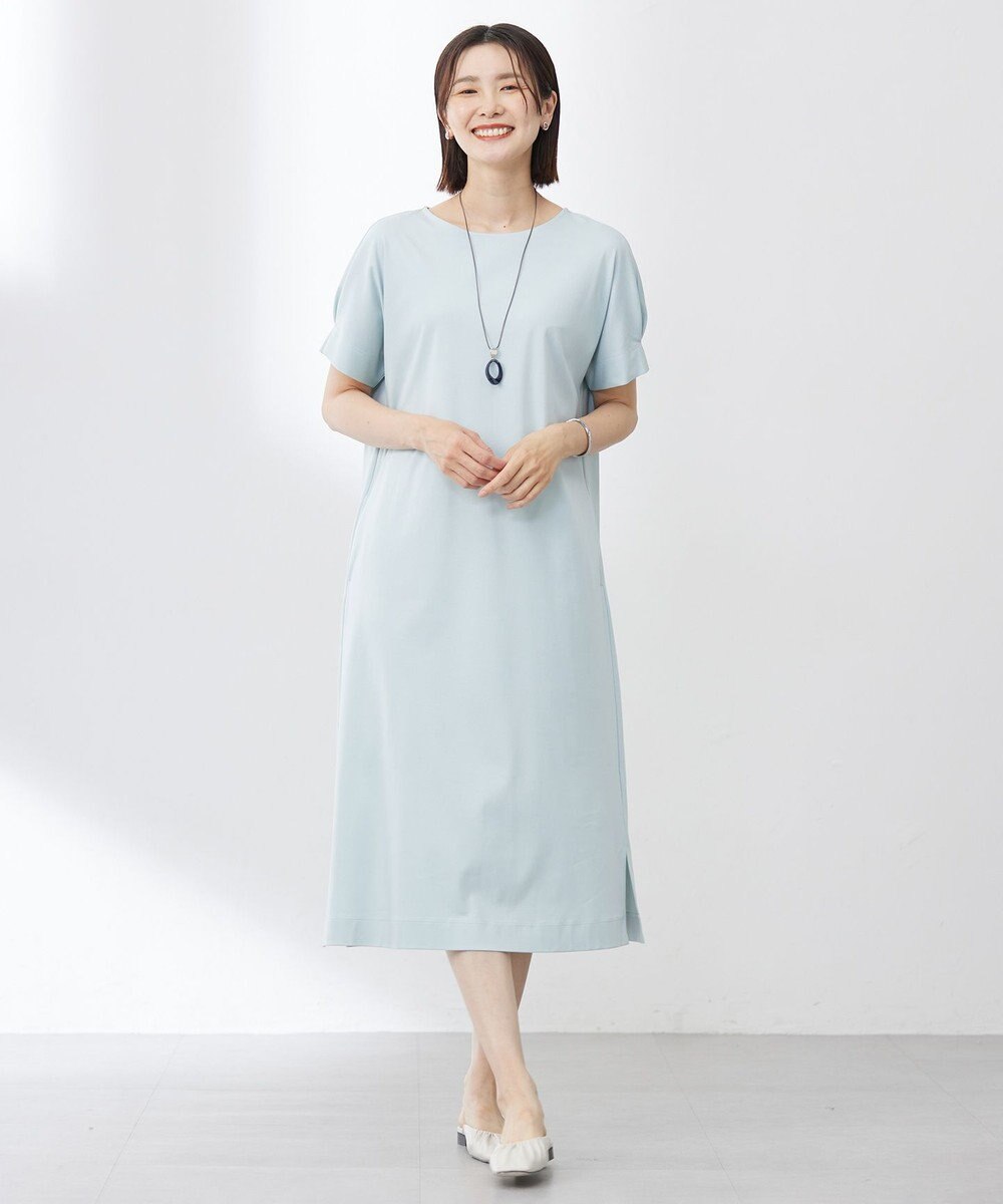 J.PRESS LADIES マーブルオーバルネックレス 