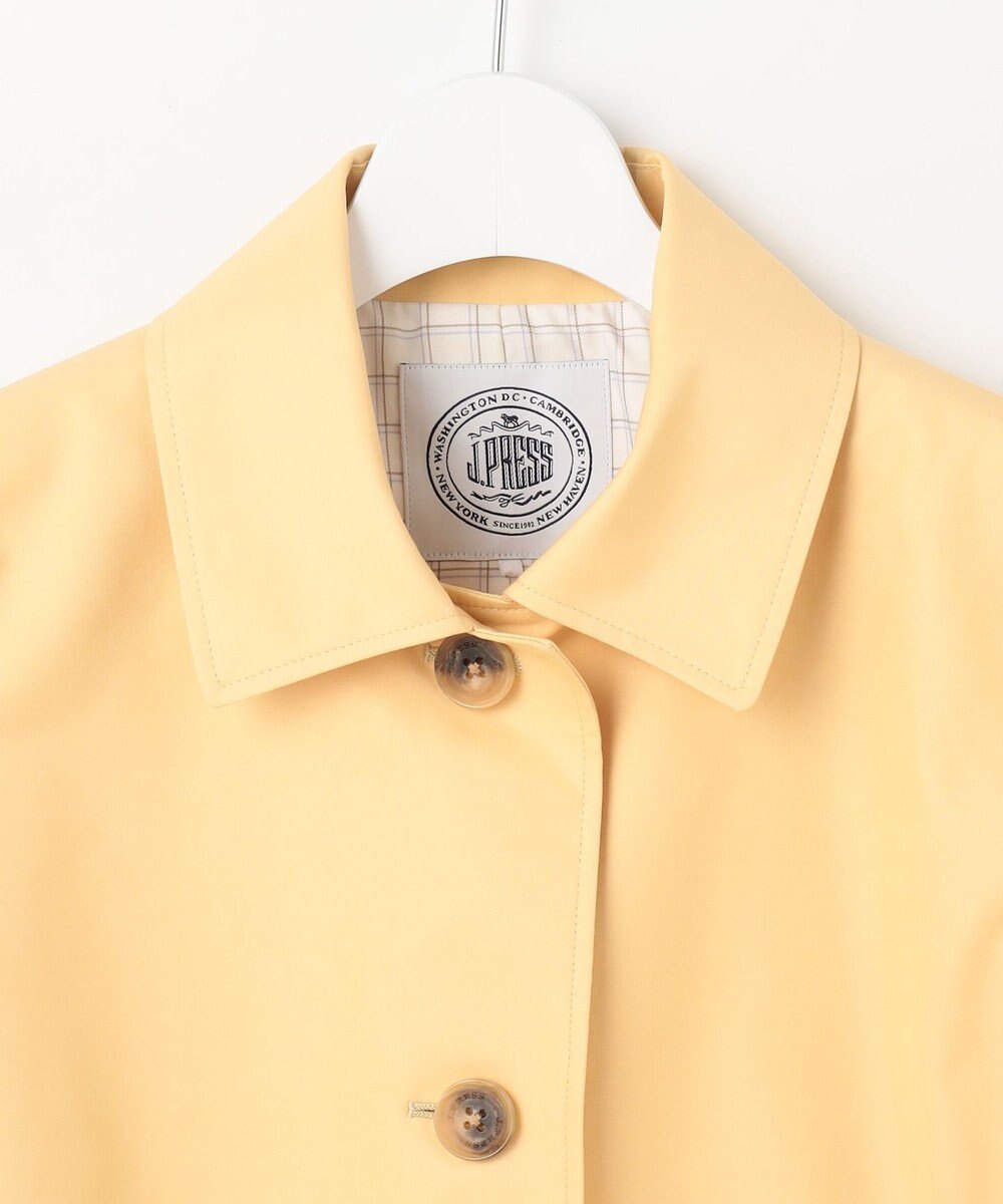 J.PRESS LADIES L 【撥水・WEB限定カラーあり】コットンポリエステル ツイル ロング コート 