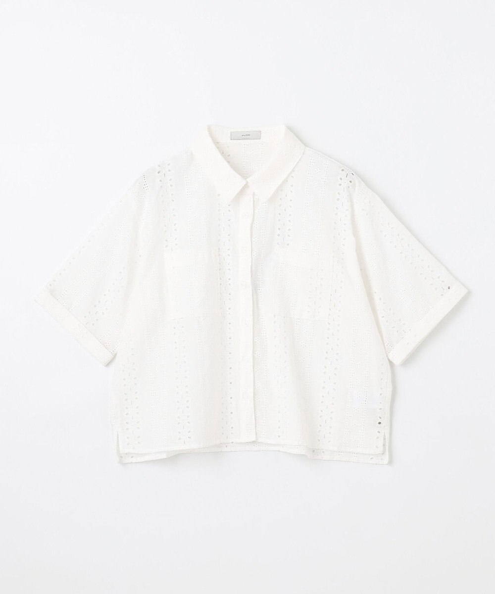 ANY エンブロイダリーシャツ 