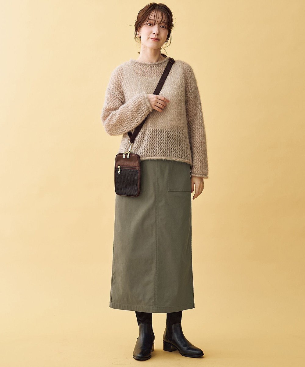 ANY レーシーネットニット 