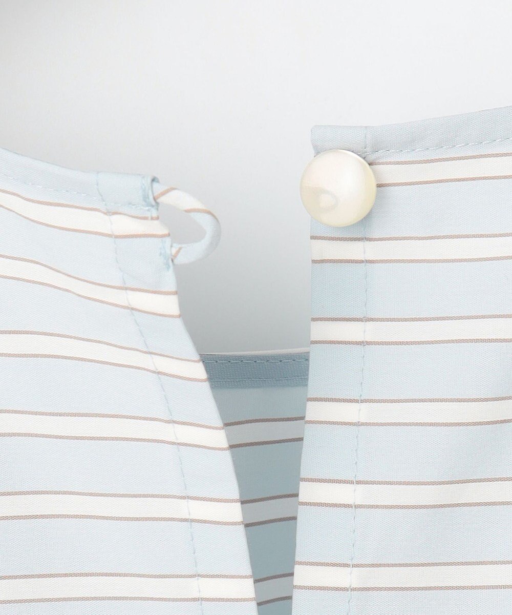 自由区 【洗える】SOMELOSクロップド丈 ブラウス 