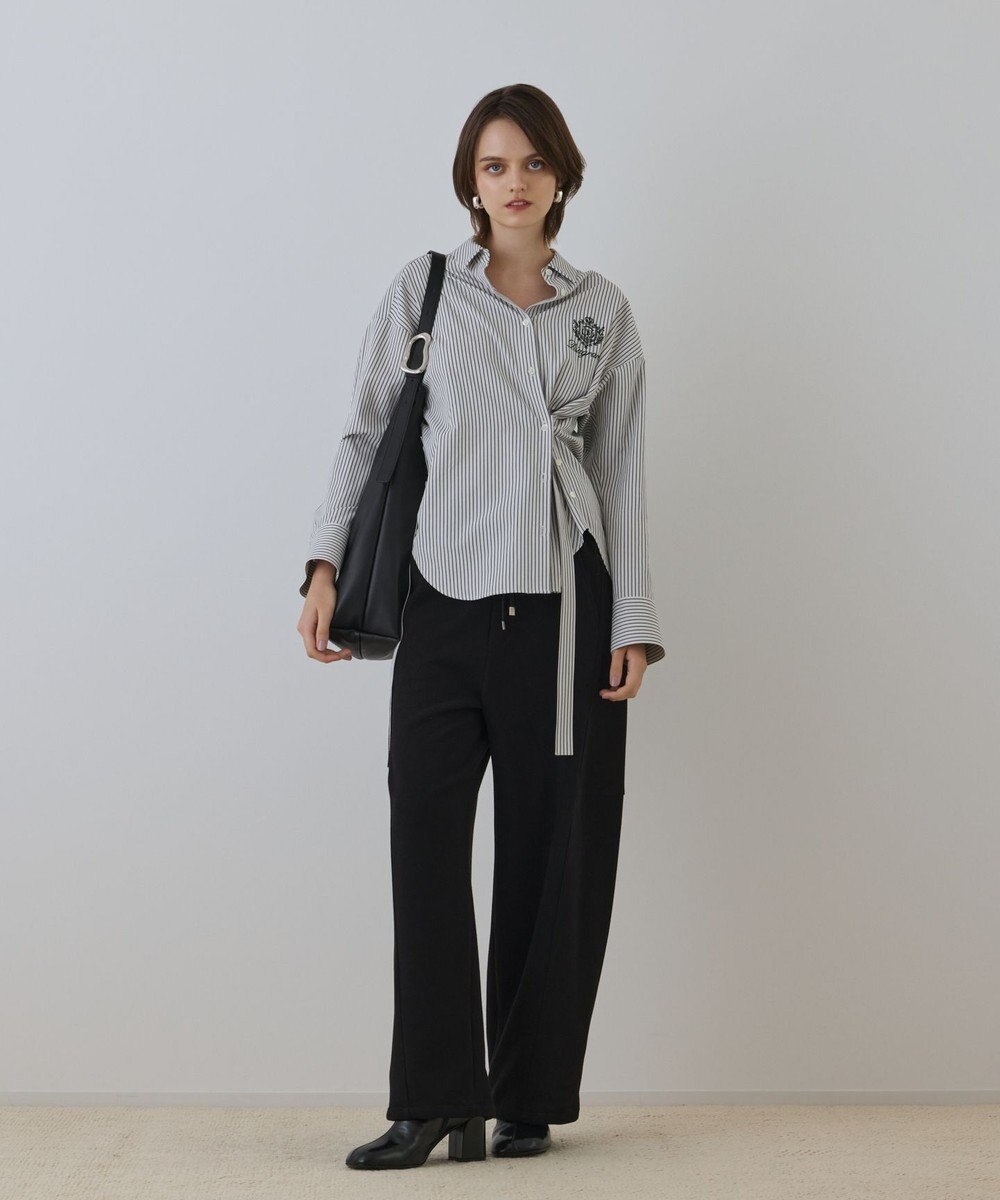 GRACE CONTINENTAL エッグラインカットパンツ 