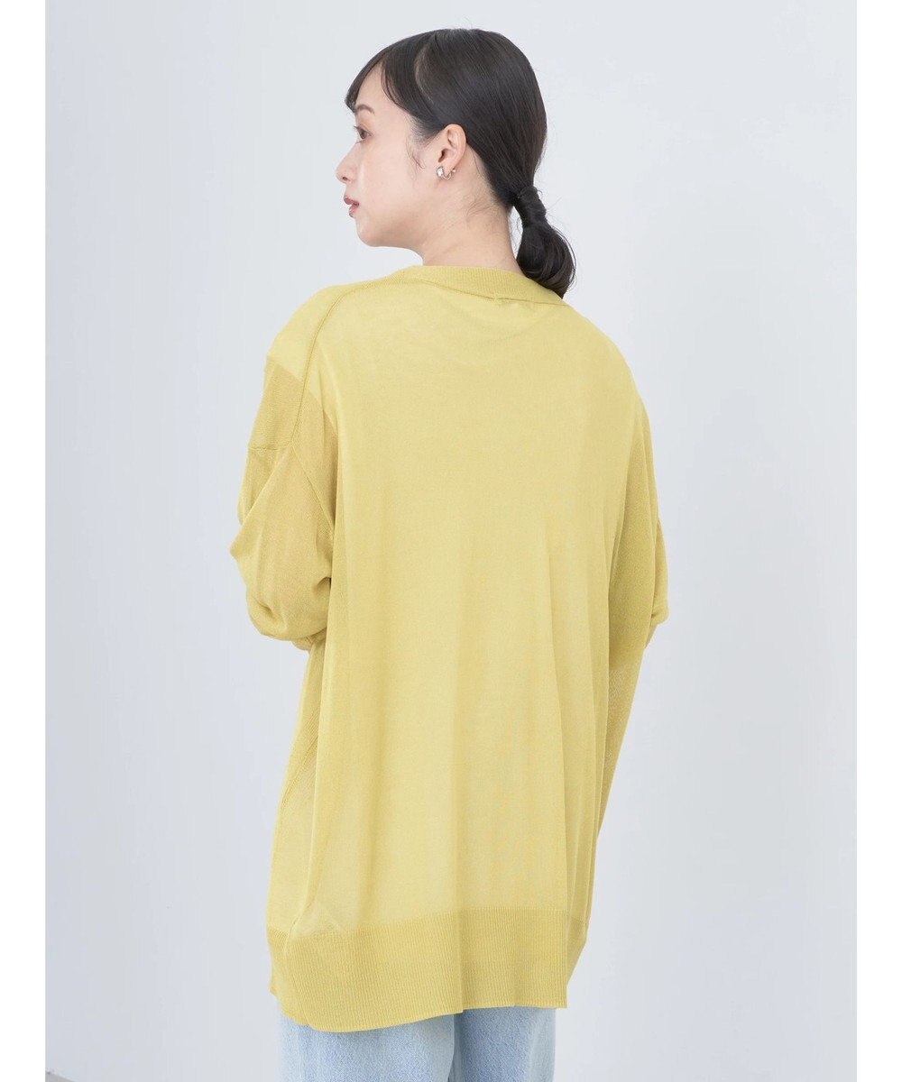 earth music&ecology 接触冷感シアーＢＩＧカーディガン 