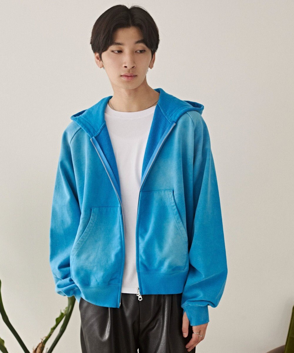 WEGO ショートZIPパーカー 