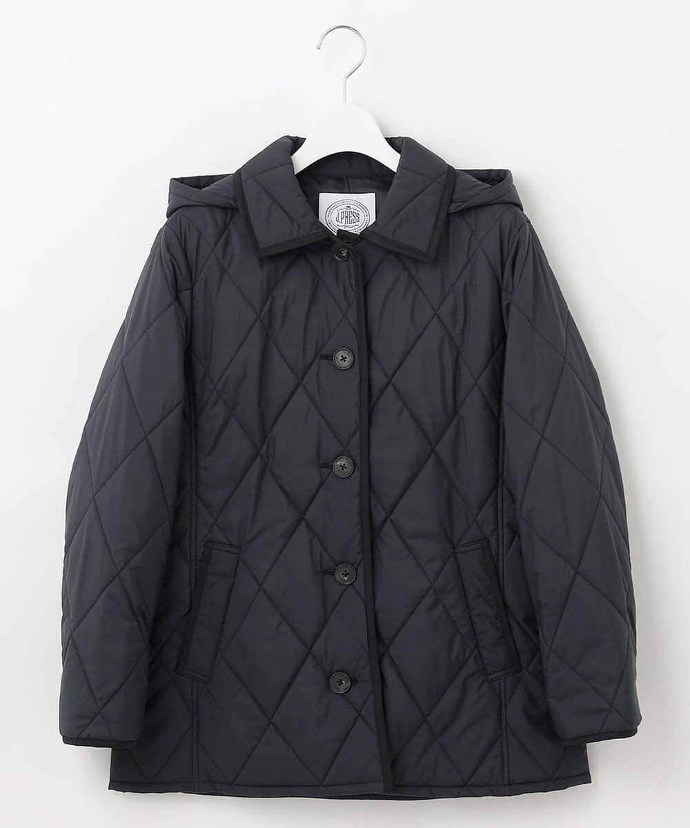 J.PRESS LADIES L 【抗菌防臭】コンパクトタフタプレミアム撥水 ショート アウター 