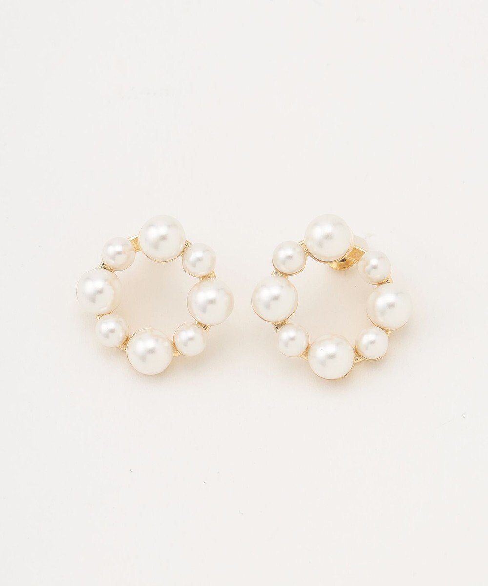 TOCCA FRILL PEARL EARRINGS イヤリング 