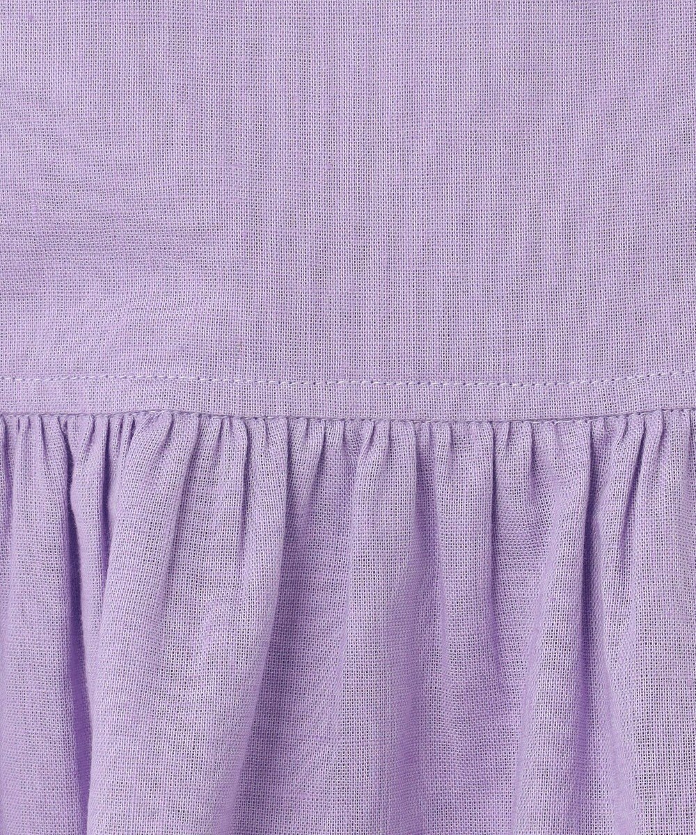 23区 【SLOW/洗える】リネンコットン ノースリーブブラウス 