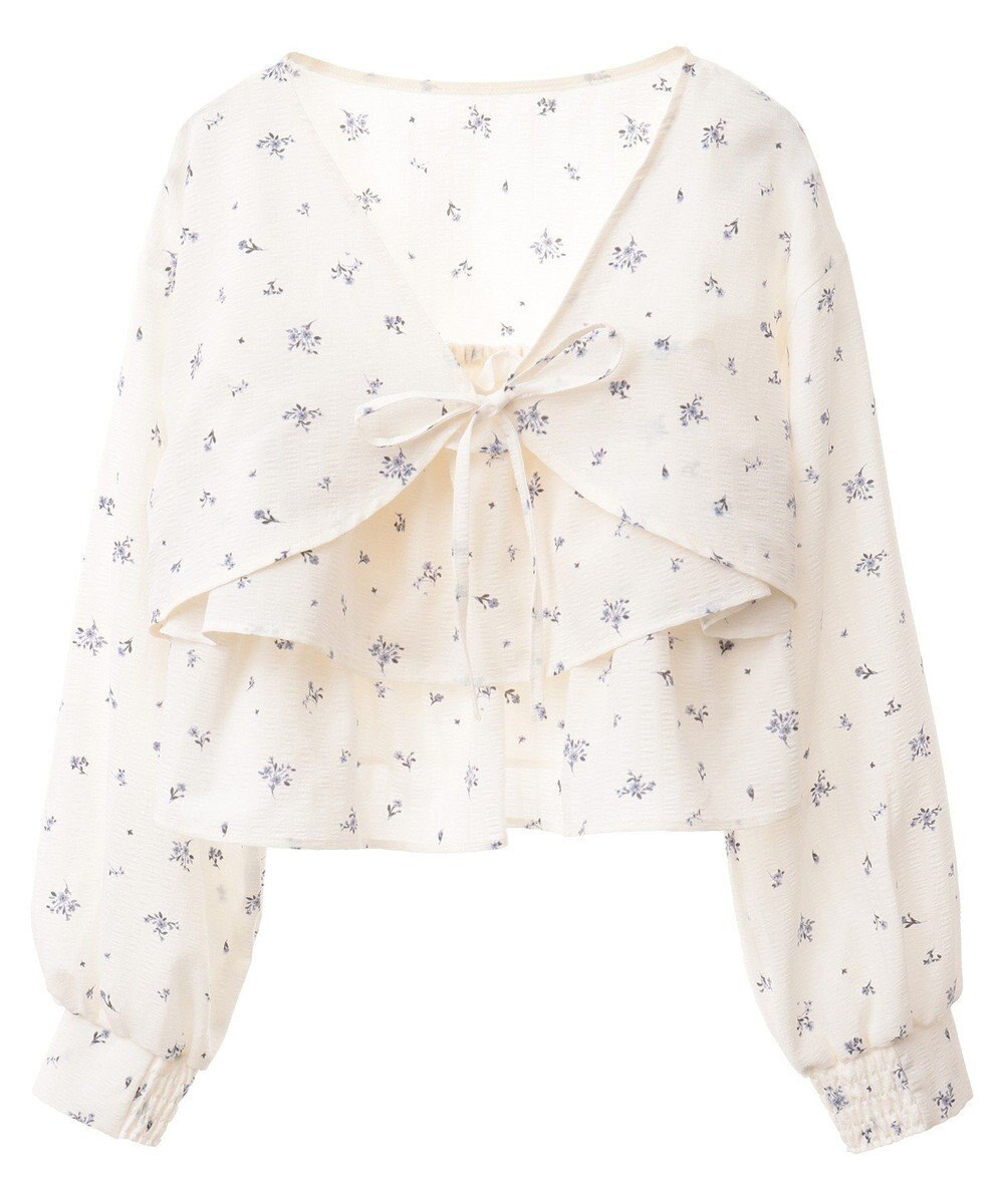 earth music&ecology ティアードアンサンブルブラウス 