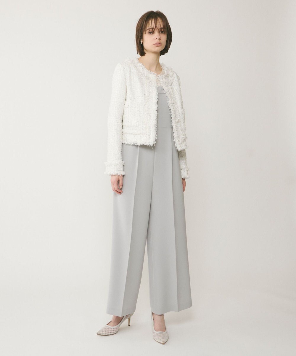 GRACE CONTINENTAL オーガン切替サロペ 