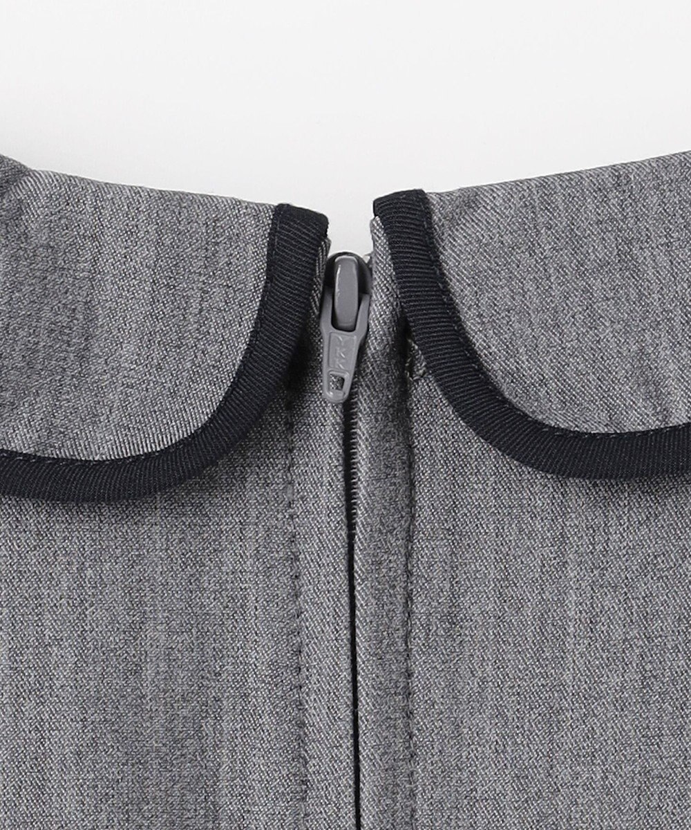 組曲 KIDS 【110-140㎝】 クラシカルグレーワンピース 