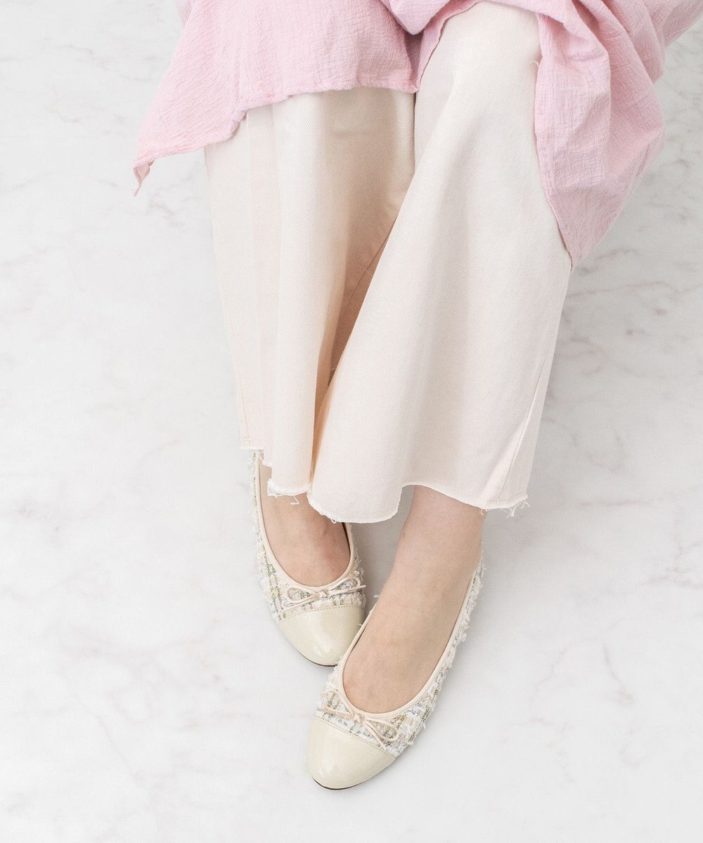 Bridget Birkin 【Bridget Birkin】ラメツイードバレエシューズ 