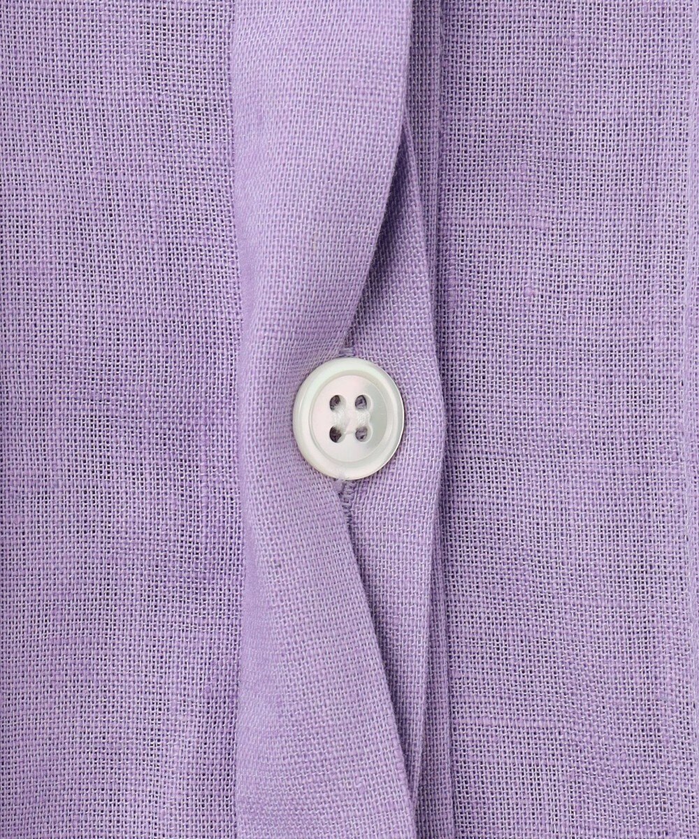 23区 【SLOW/洗える】リネンコットン ノースリーブブラウス 