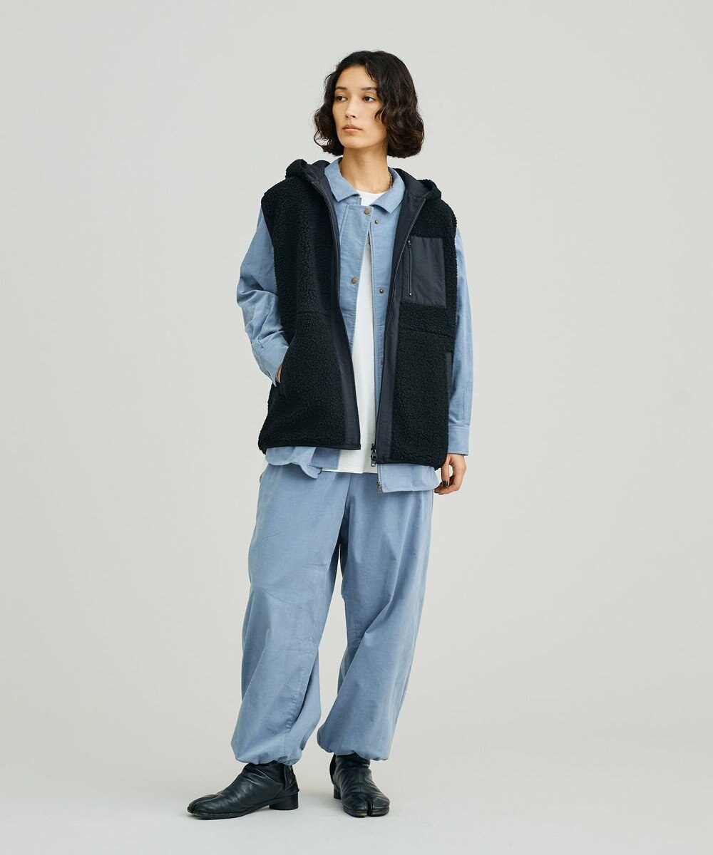 J.PRESS YORK STREET 【UNISEX】リバーシブル ボアベスト 