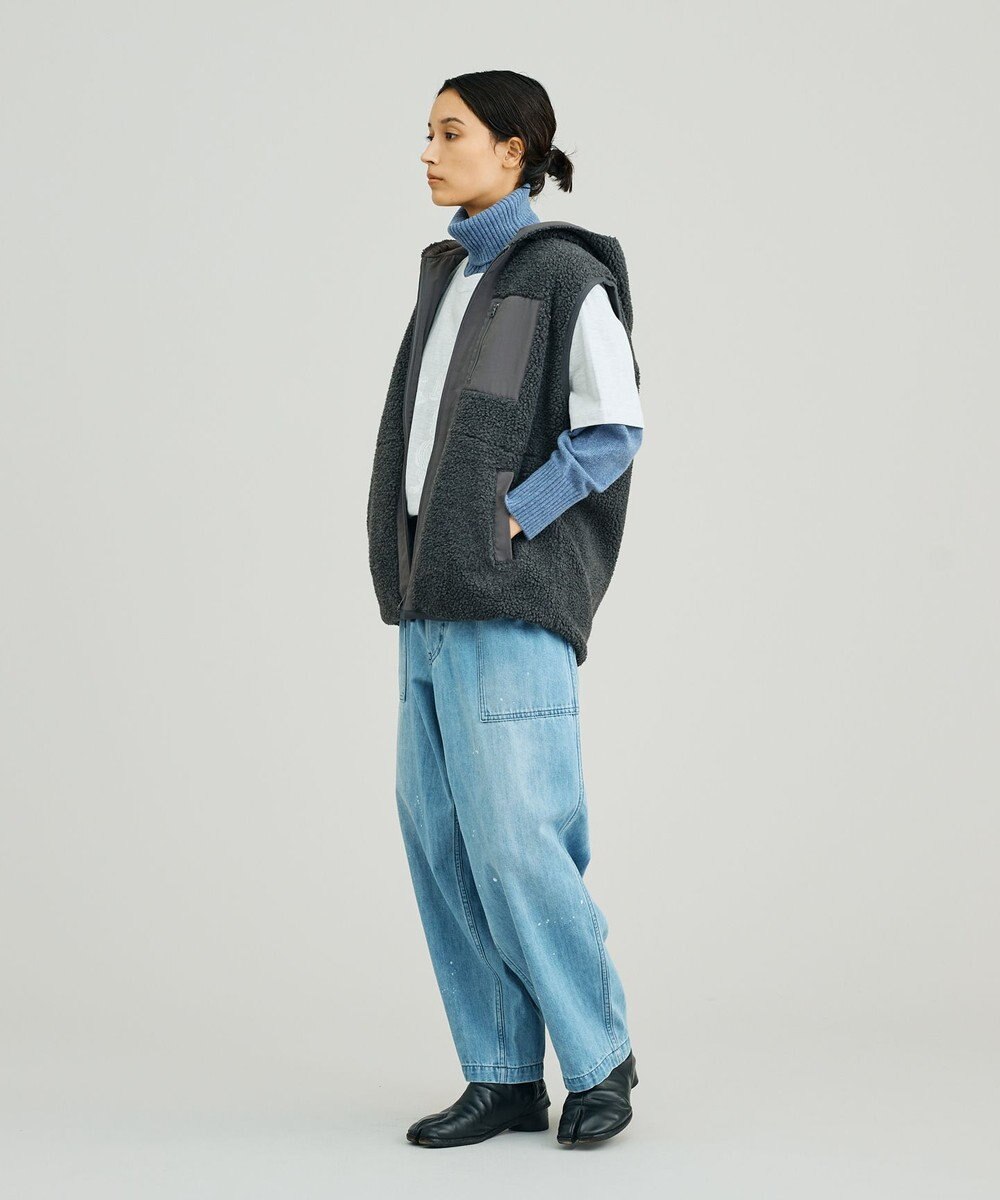 J.PRESS YORK STREET 【UNISEX】リバーシブル ボアベスト 