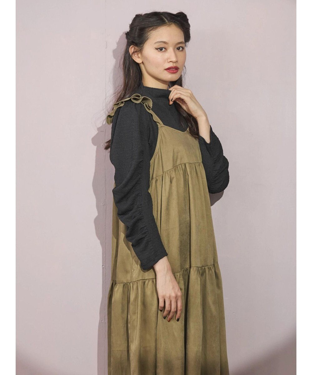 Green Parks ■ＥＳＣＡＲ　フリルキャミティアードワンピース 