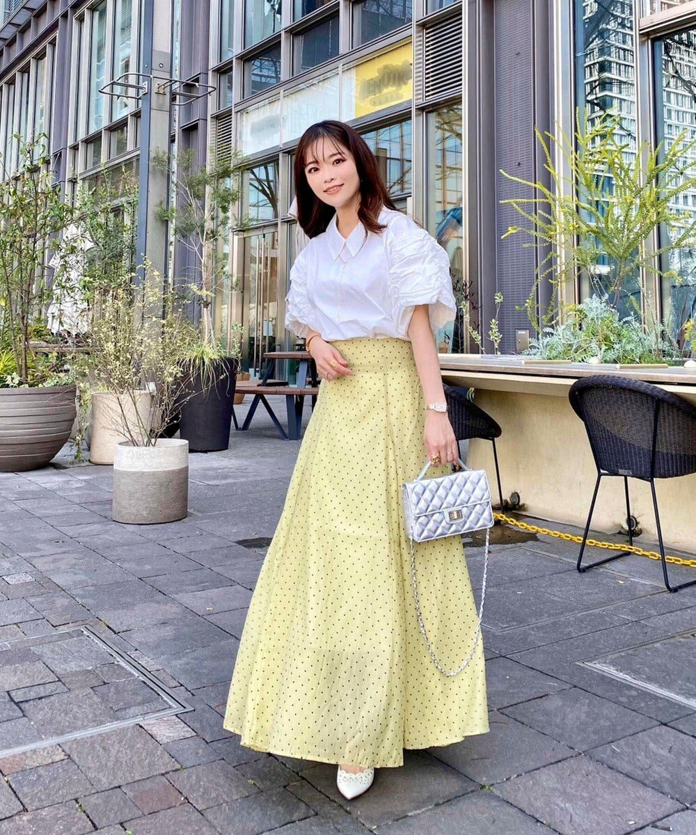 Green Parks AnriettMusee ギャザースリーブブラウス 