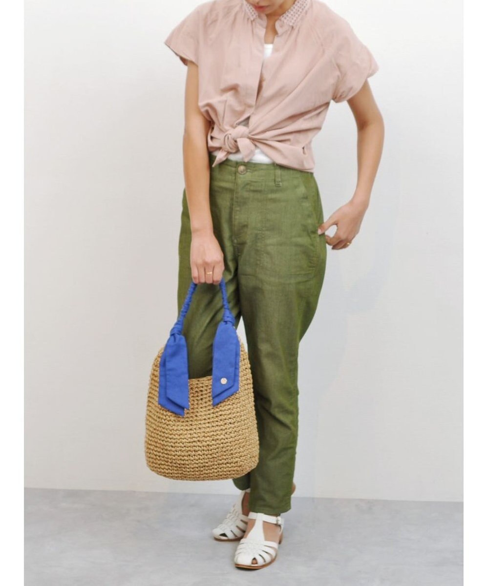 UNBILLION cachecache 下がりリボンワンハンドルトートバッグ 