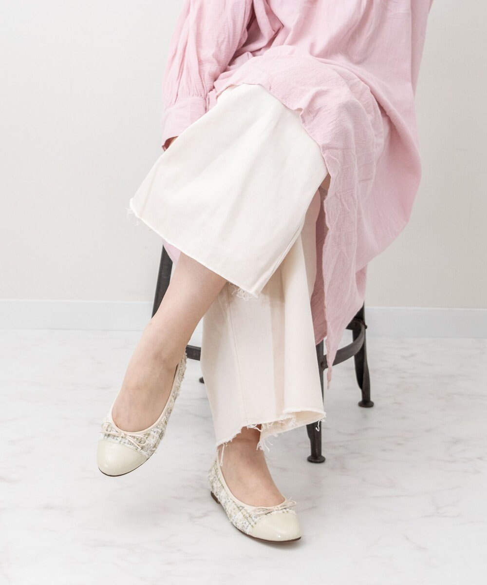 Bridget Birkin 【Bridget Birkin】ラメツイードバレエシューズ 