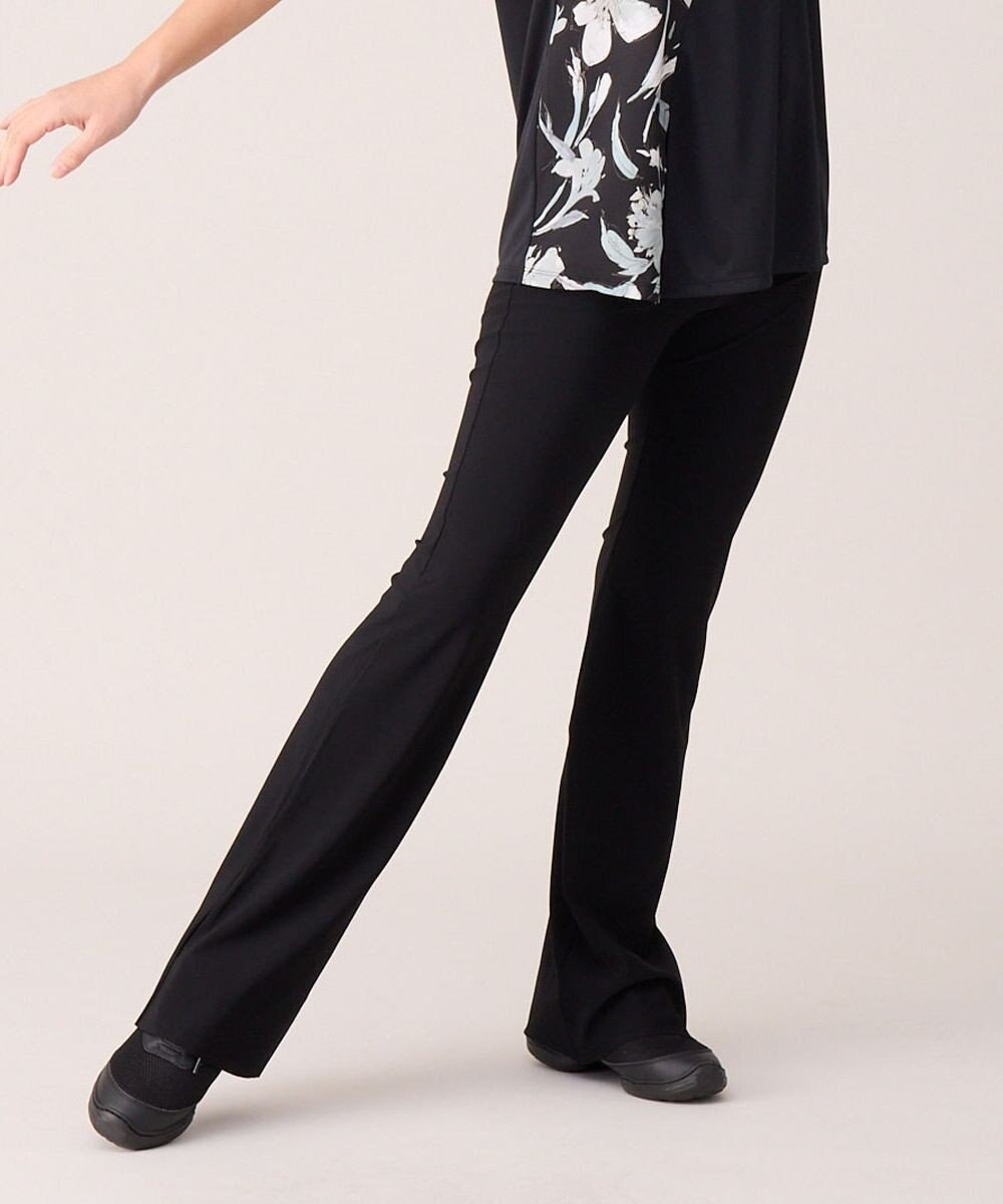 Chacott マイクロリブブーツカットパンツ 