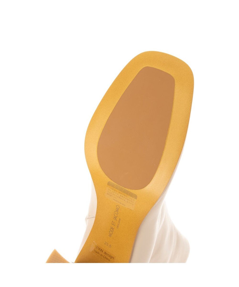 MODE ET JACOMO <MODE ET JACOMO>バック切り替えスクエアトゥショートブーツ 