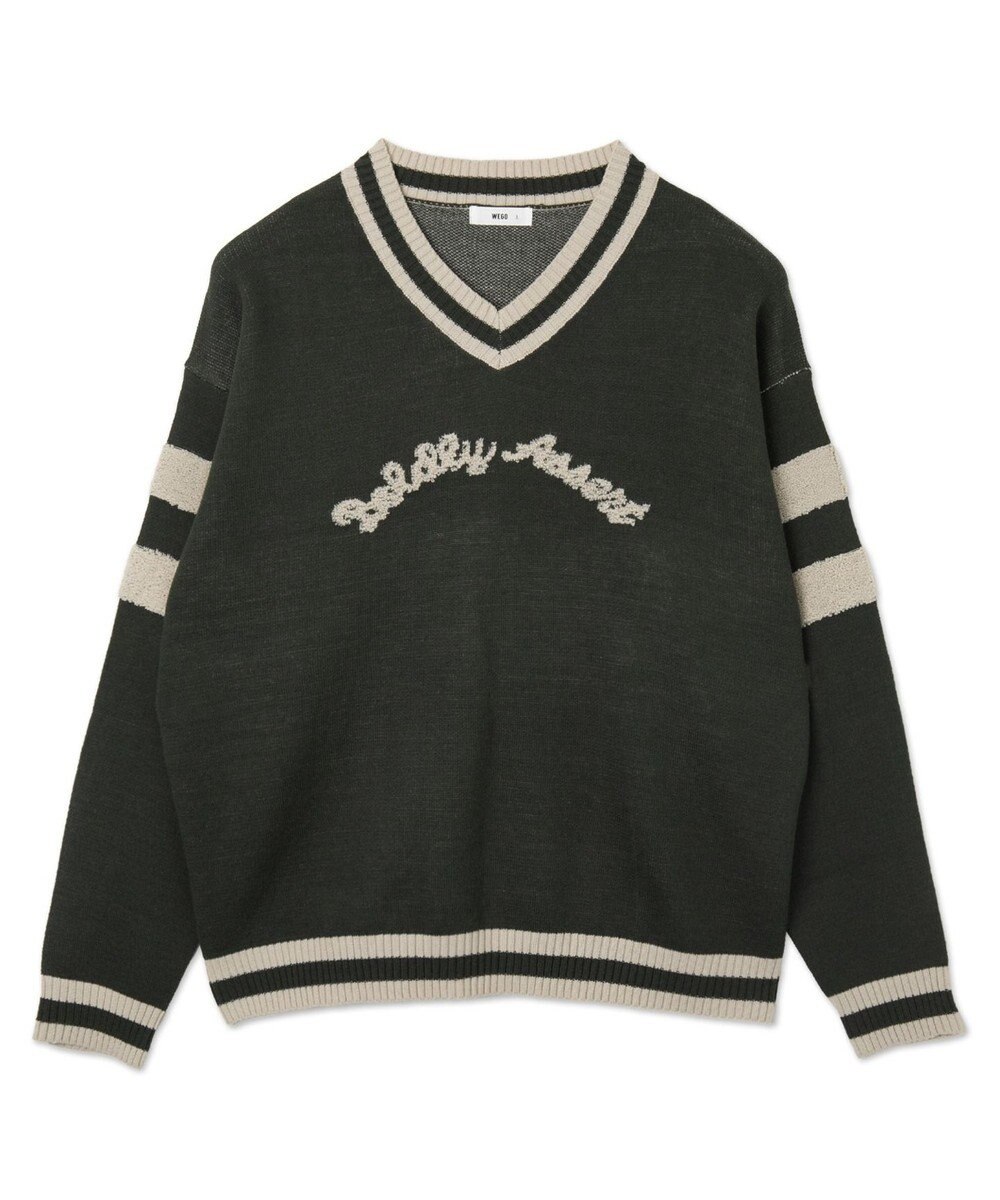 WEGO ラインチルデンニットプルオーバー 