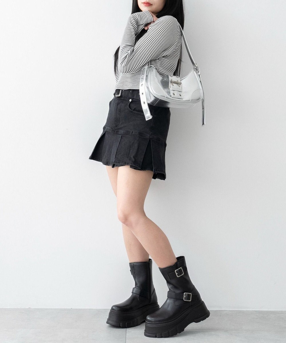 WEGO マルチWAYハーフムーンベルトバッグ 