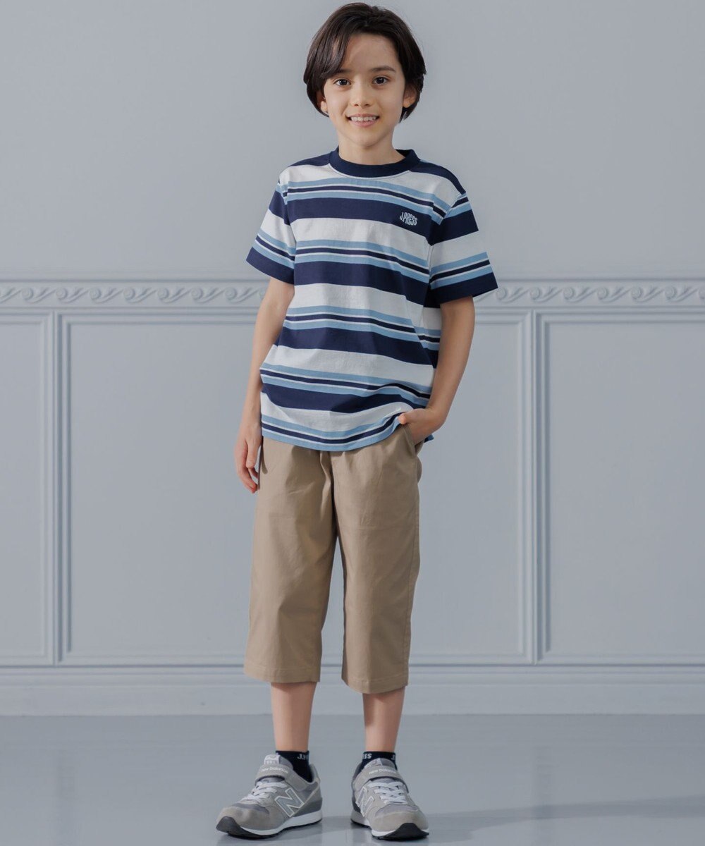 J.PRESS KIDS 【140-170cm】コットンストレッチ 7分丈パンツ 
