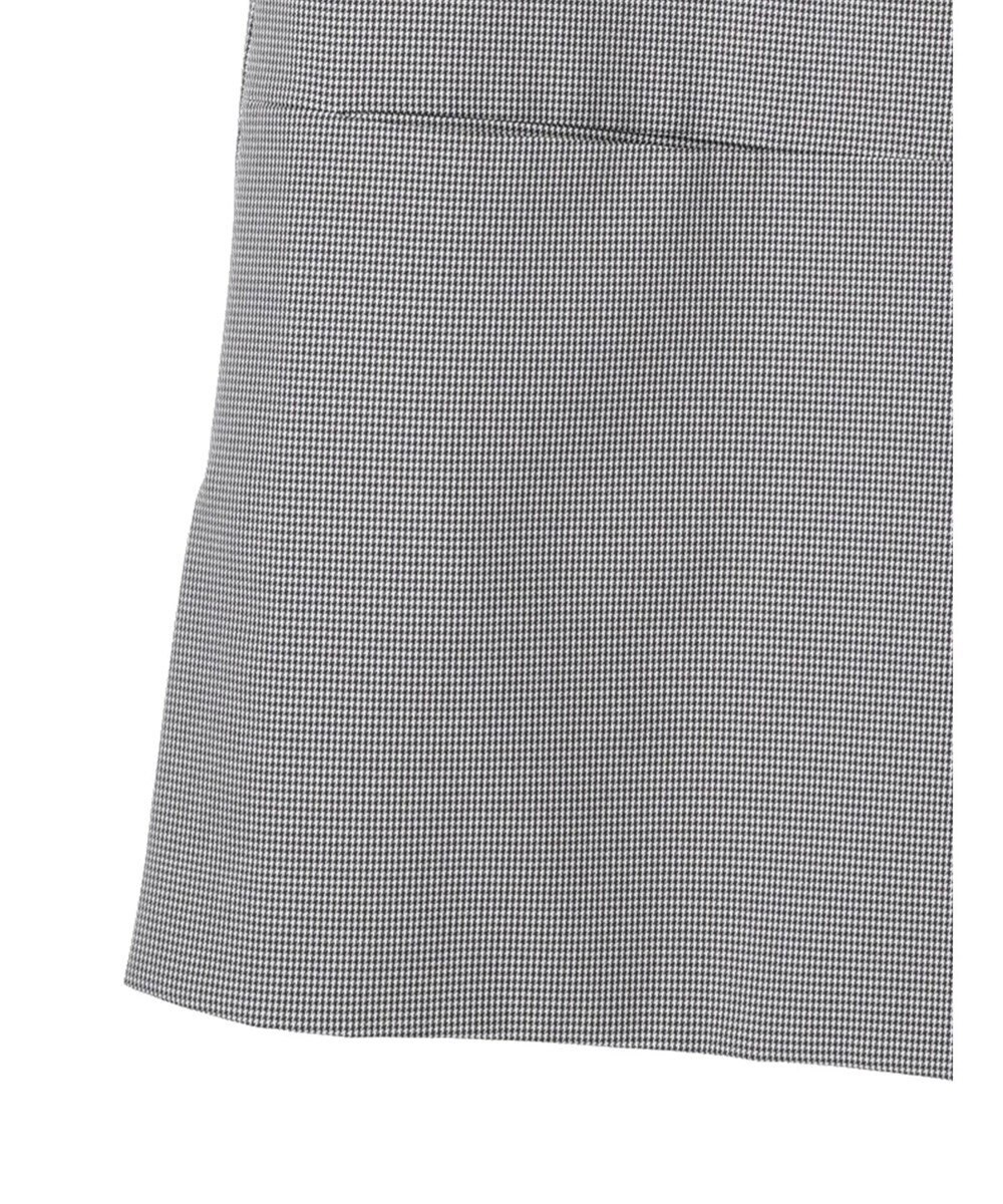 Green Parks きれいシルエット千鳥柄ジレ 