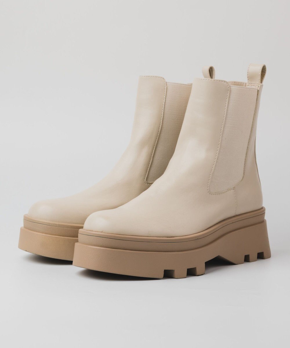 BONTRE 【PRECIEUX JOUET/プレシュウジュエ】ボリュームソールサイドゴアブーツ 