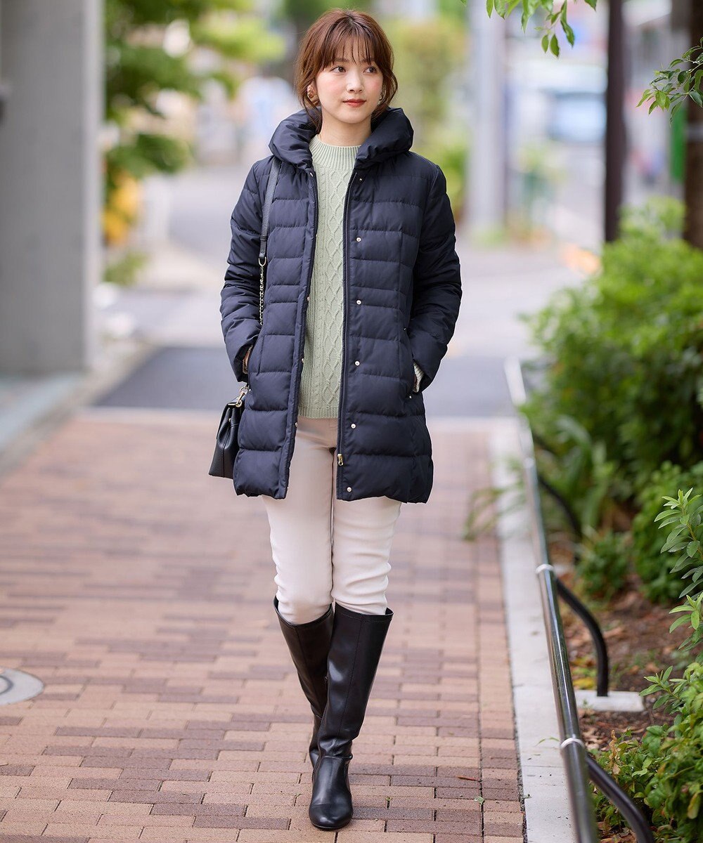 ANY SIS 【洗える】エレガンスショールカラー ミドルダウン 