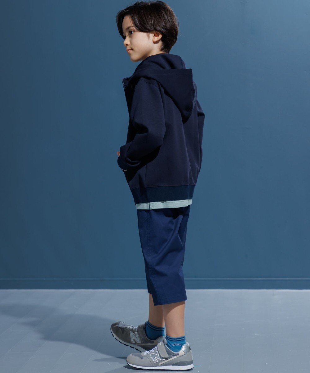 J.PRESS KIDS 【140-170cm】コットンストレッチ 7分丈パンツ 