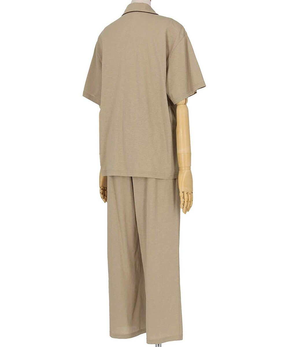 une nana cool 綿混コットンリネン天竺 半袖パジャマ 