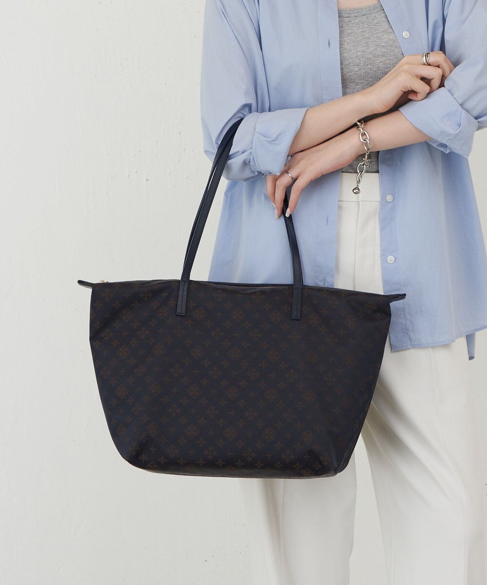 russet ＜380g/軽量＞ファスナー付きナイロントートバッグ(CE-1568) 