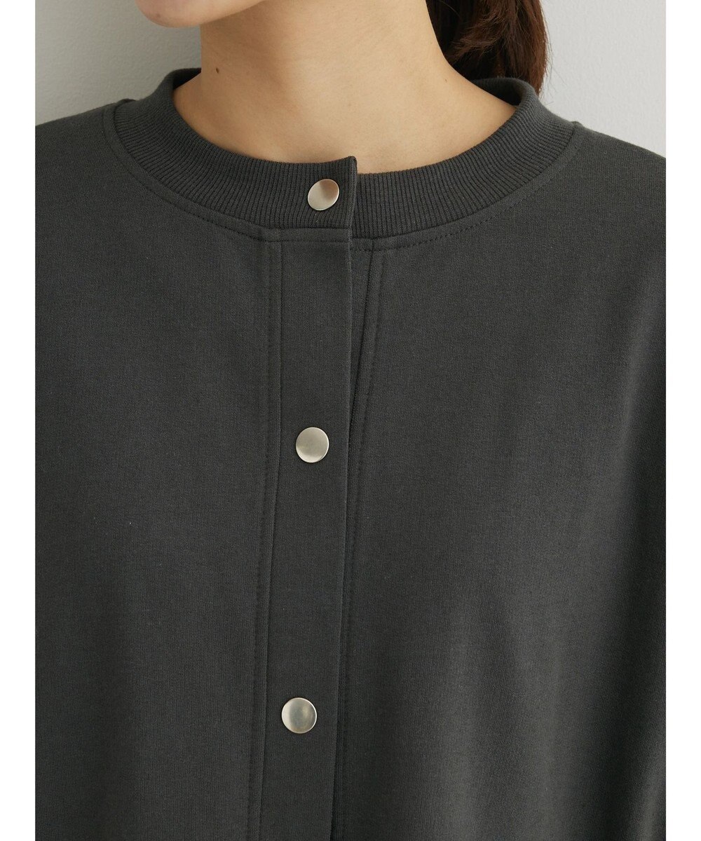 Green Parks ミニ裏毛オーバーサイズカーディガン 