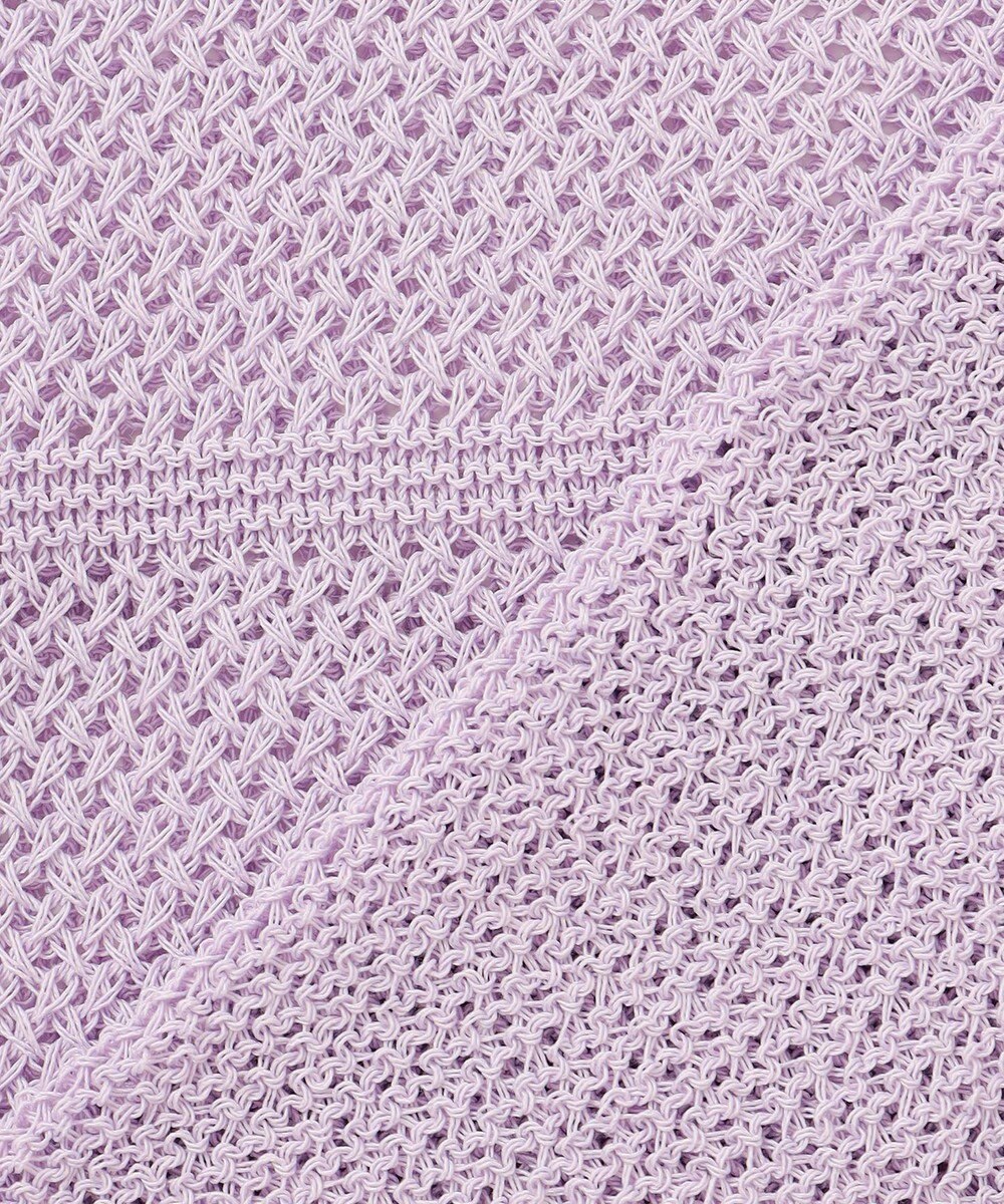 J.PRESS LADIES L 【洗える】PATTERN MESH ドルマンスリーブ カーディガン 