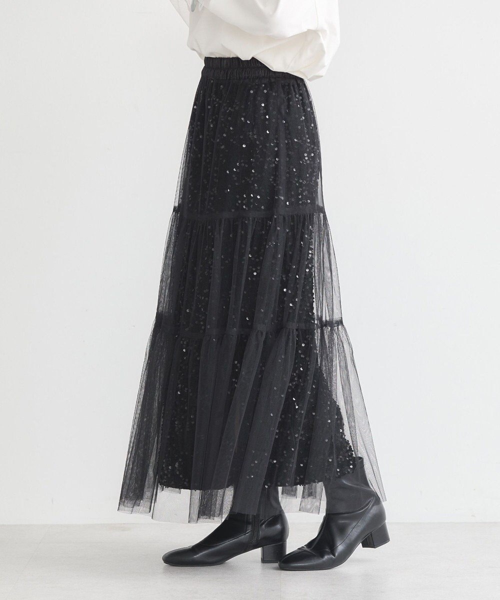 earth music&ecology マルチウェイスパンコールスカート 