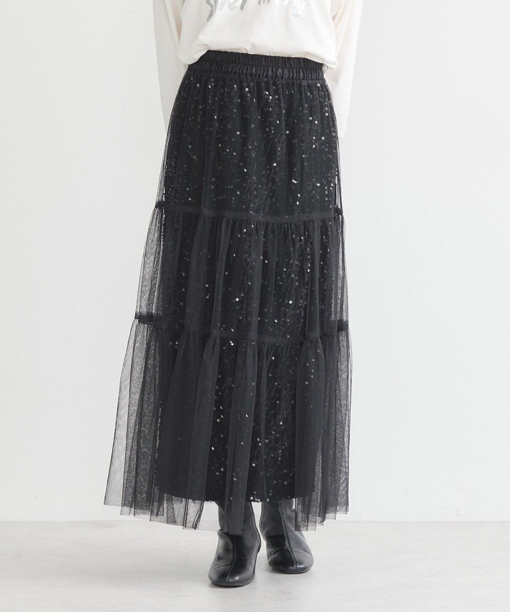 earth music&ecology マルチウェイスパンコールスカート 