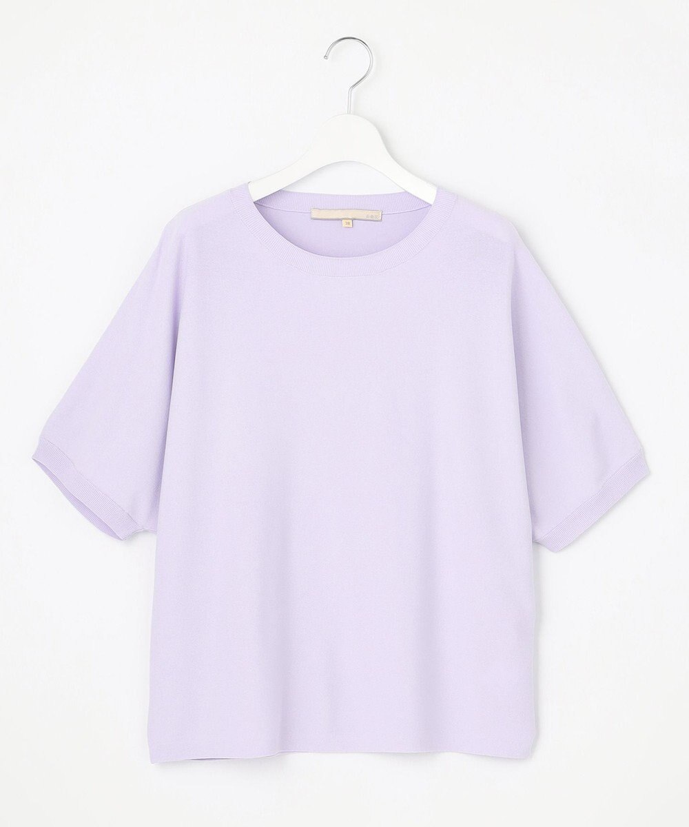 自由区 【好評につき新色追加・9色展開・洗える・XSサイズあり】クレープストレッチドルマン ニット 