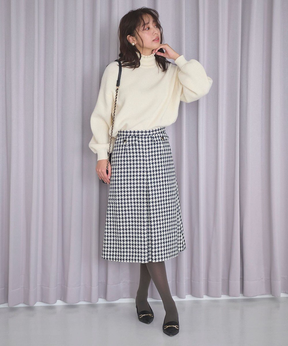 Feroux パール襟 ニット 