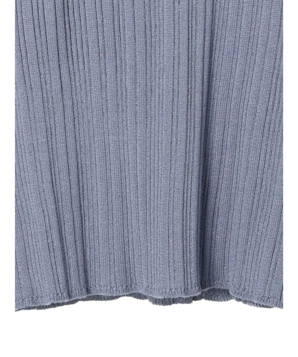 earth music&ecology 配色フリルニットプルオーバー 