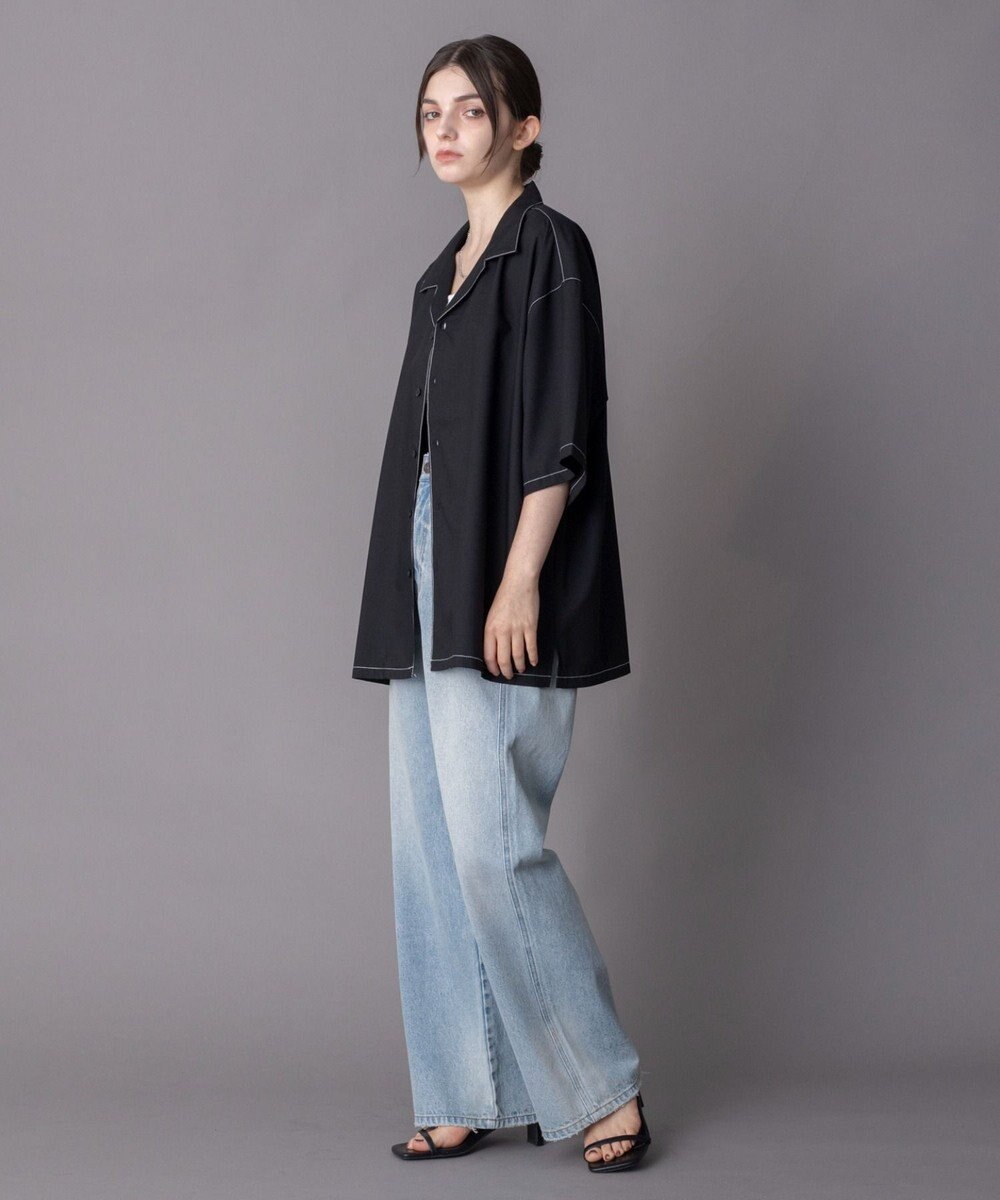 WEGO 【ユニセックス着用ITEM/SMLサイズ展開】 TRオープンカラーシャツ（SS） 