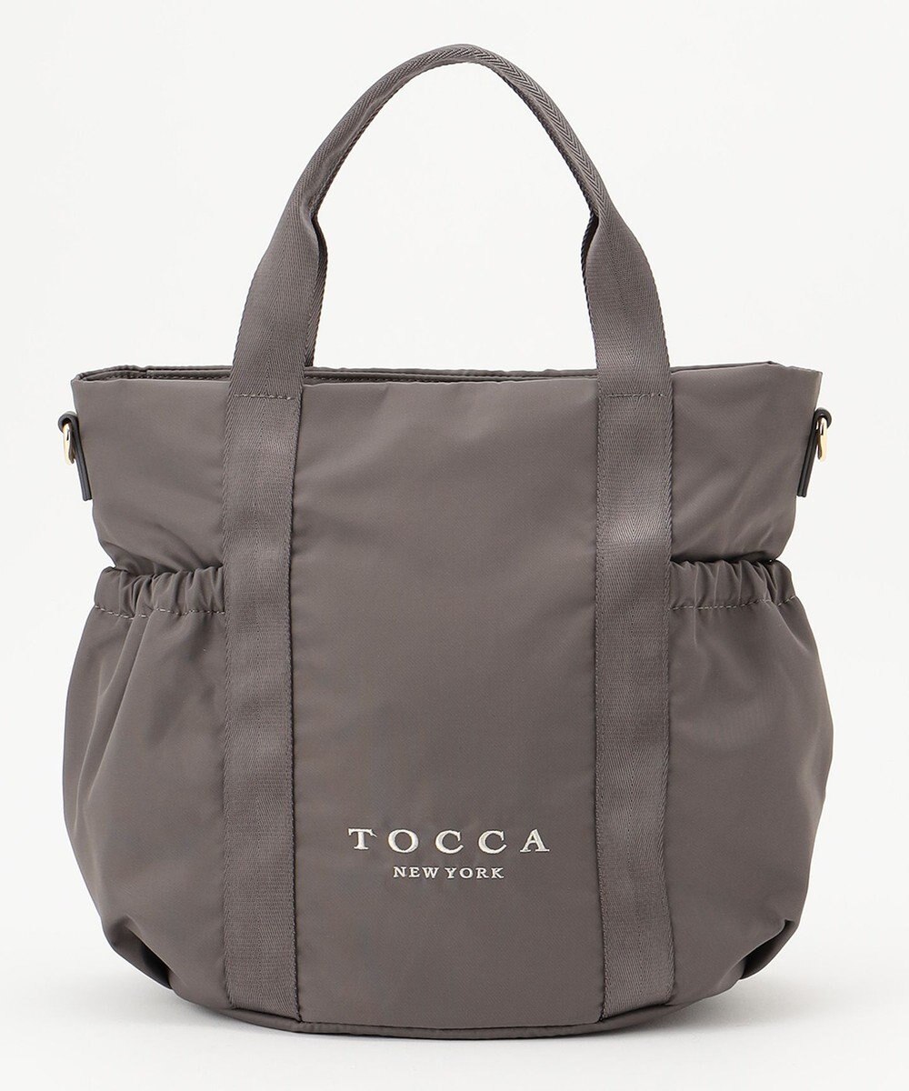 TOCCA 【WEB＆一部店舗限定・撥水・環境にやさしい素材】SANA SIDEPOCKET TOTE トートバッグ 
