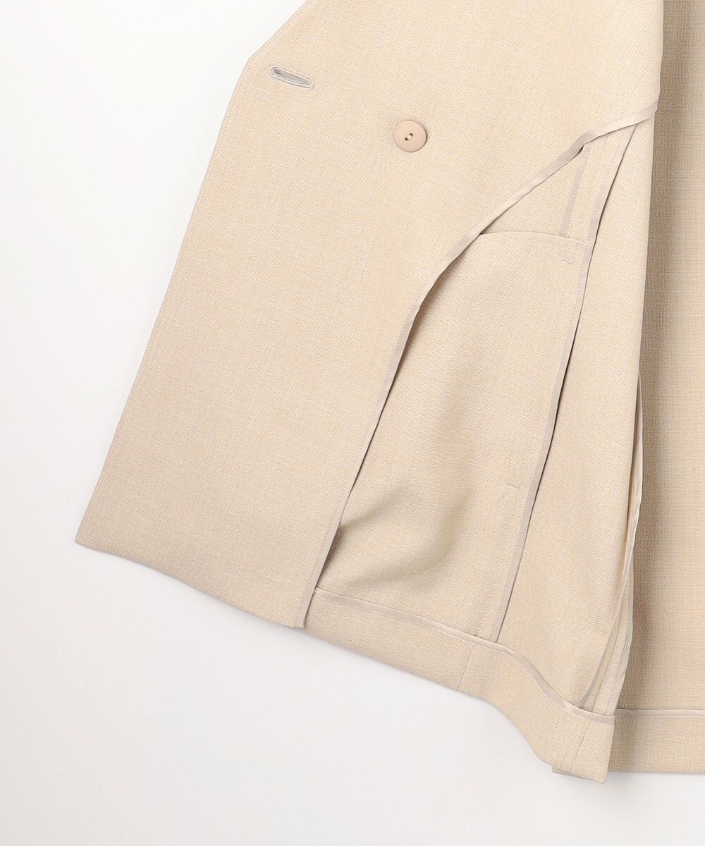 自由区 S リラックスバスケットノーカラー ジレ 